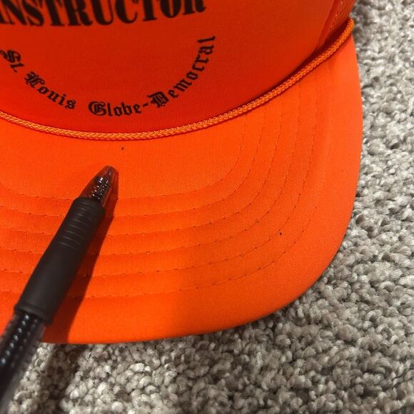 Crown Vintage Ozark Hunter Safety Clinic Instructor STL Orange SnapBack Hat Cap - Picture 5 of 10